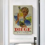 vintage alcohol kitchen poster