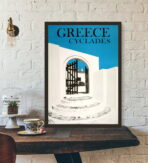 vintage cyclades poster