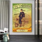vintage cycling poster london vintage
