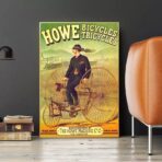 vintage cycling poster london vintage