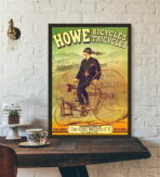 vintage cycling poster london vintage