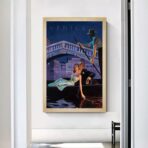 vintage couple art poster