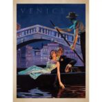 vintage couple art poster