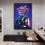 daft punk vintage poster