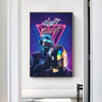 daft punk vintage poster