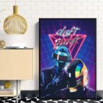daft punk vintage poster