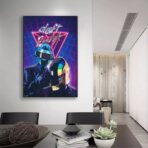 daft punk vintage poster