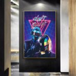daft punk vintage poster