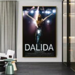 poster dalida vintage