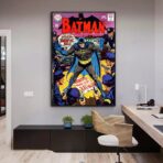 poster dc comics vintage