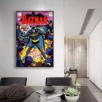 poster dc comics vintage