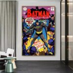 poster dc comics vintage