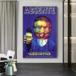 vintage advertising bar poster