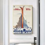 vintage ski club poster