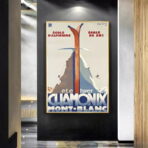 vintage ski club poster