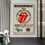 vintage rolling stones concert poster