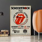 vintage rolling stones concert poster