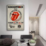 vintage rolling stones concert poster