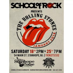 vintage rolling stones concert poster