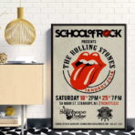 vintage rolling stones concert poster