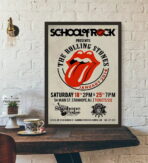 vintage rolling stones concert poster