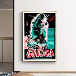 vintage godzilla movie poster