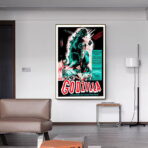 vintage godzilla movie poster
