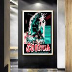 vintage godzilla movie poster