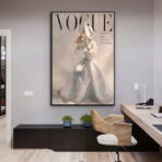 vintage vogue fashion poster