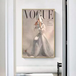 vintage vogue fashion poster
