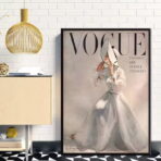 vintage vogue fashion poster