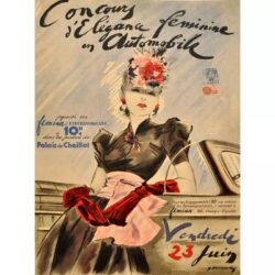vintage fashion poster