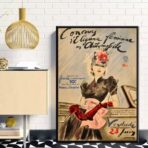 vintage fashion poster
