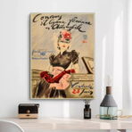 vintage fashion poster