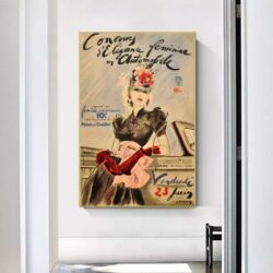 vintage fashion poster