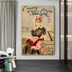 vintage fashion poster