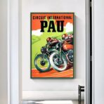 vintage biker poster