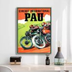 vintage biker poster