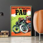 vintage biker poster