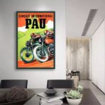 vintage biker poster