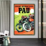 vintage biker poster