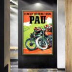 vintage biker poster