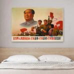 shanghai fine arts propaganda poster 1969
