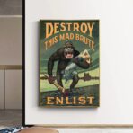 propaganda poster destroy this mad brute