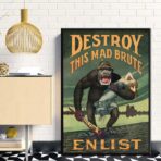 propaganda poster destroy this mad brute
