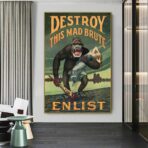 propaganda poster destroy this mad brute