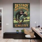 propaganda poster destroy this mad brute