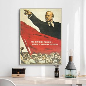lenin propaganda poster