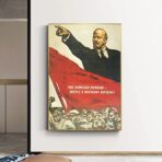 lenin propaganda poster