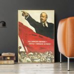 lenin propaganda poster